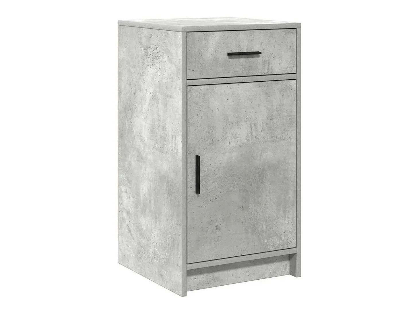 Vitrina Gris hormigón 40 x 40.5 x 75 cm Madera contrachapada