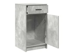 Vitrina Gris hormigón 40 x 40.5 x 75 cm Madera contrachapada