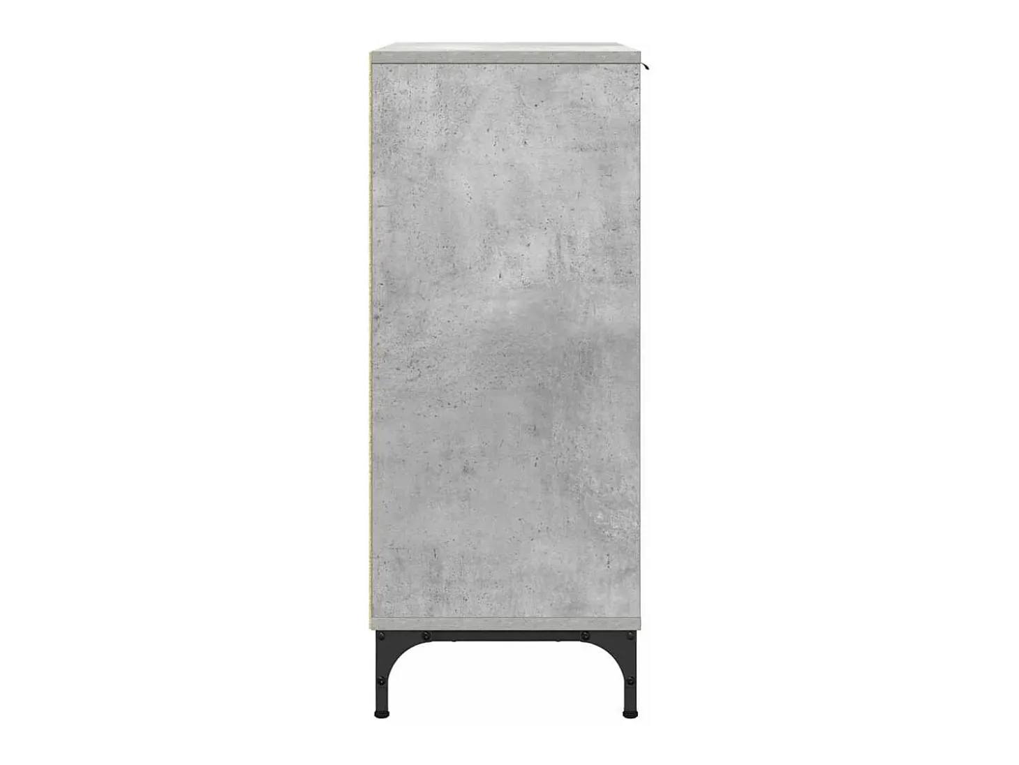 Vitrina Gris hormigón 69.5 x 33 x 82 cm Madera contrachapada