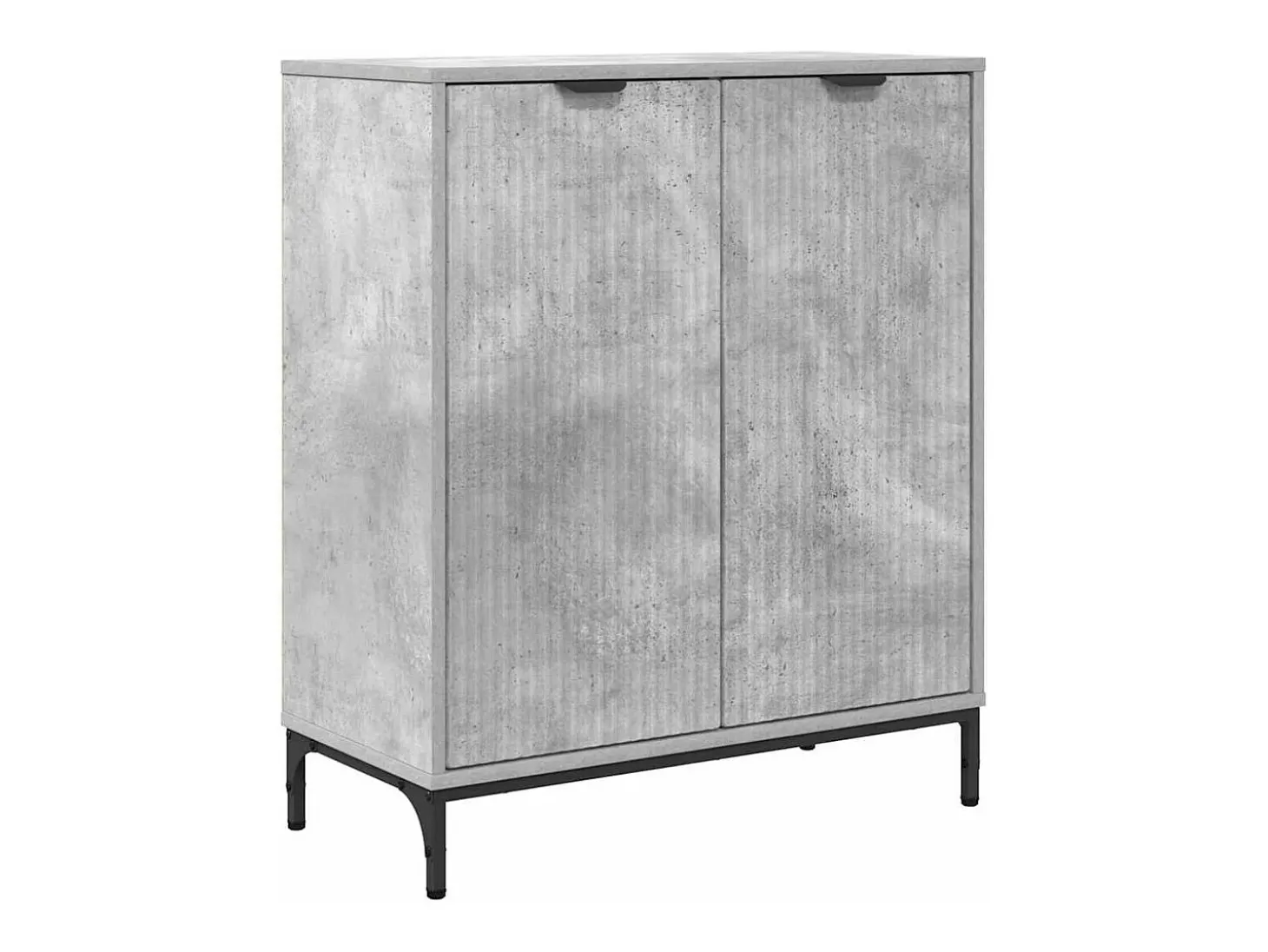 Vitrina Gris hormigón 69.5 x 33 x 82 cm Madera contrachapada