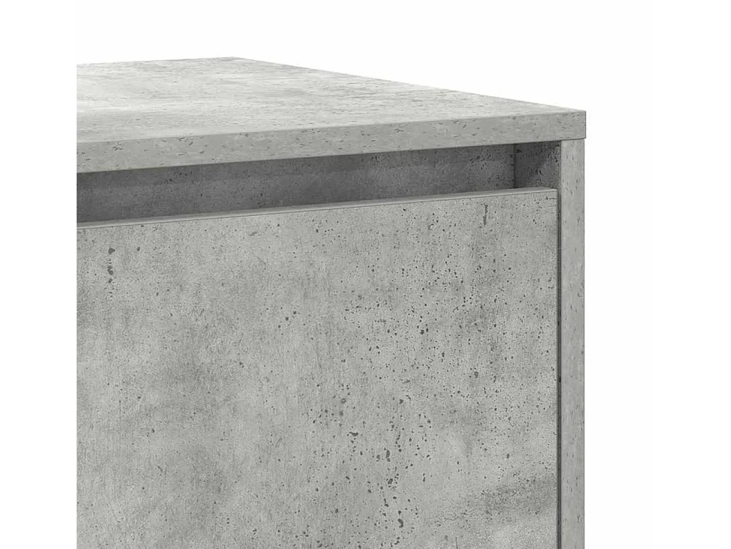 Vitrina Gris hormigón 135 x 41 x 69 cm Madera contrachapada