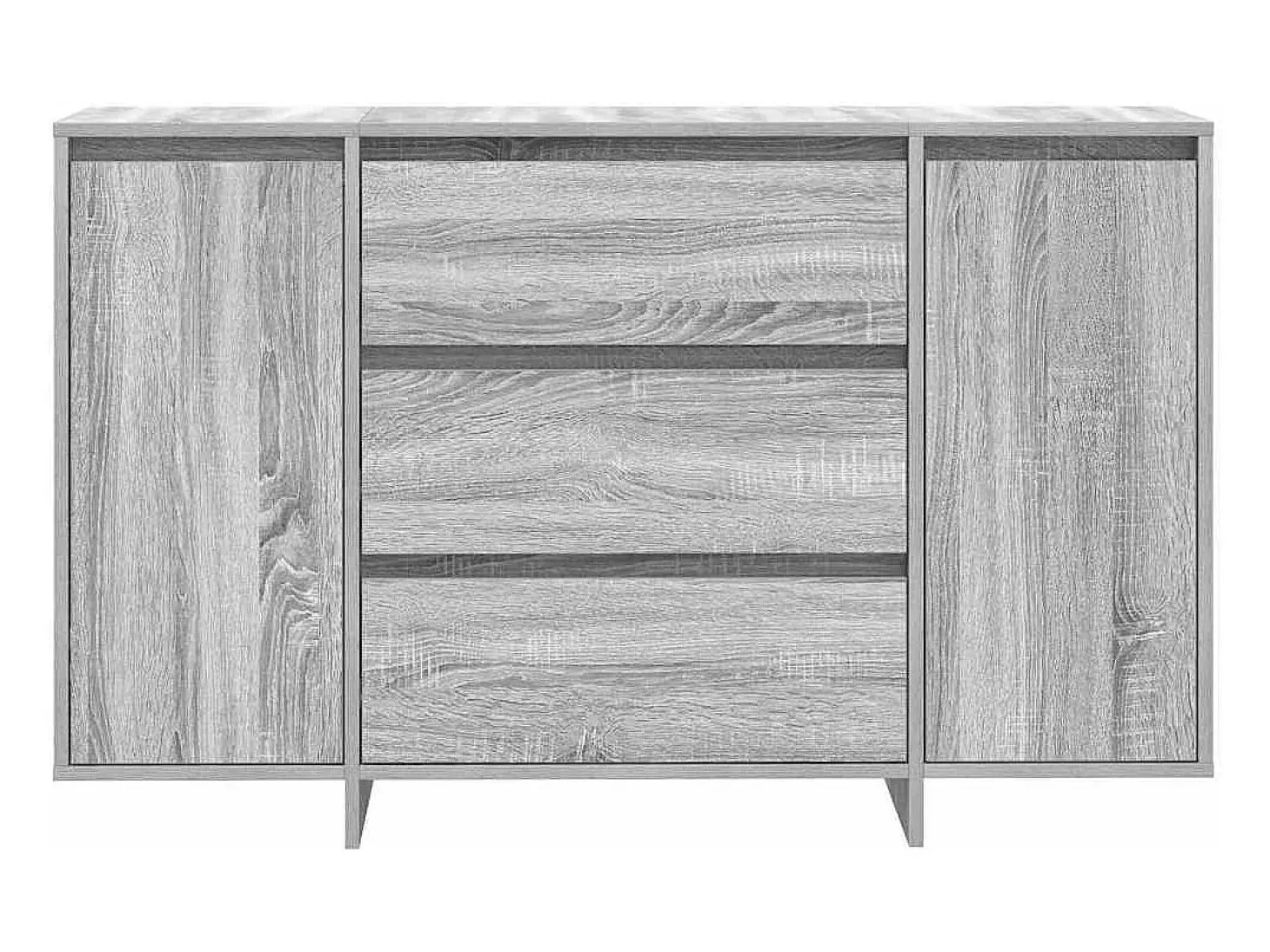 Vitrina Gris sonoma 120 x 41 x 75 cm Madera contrachapada