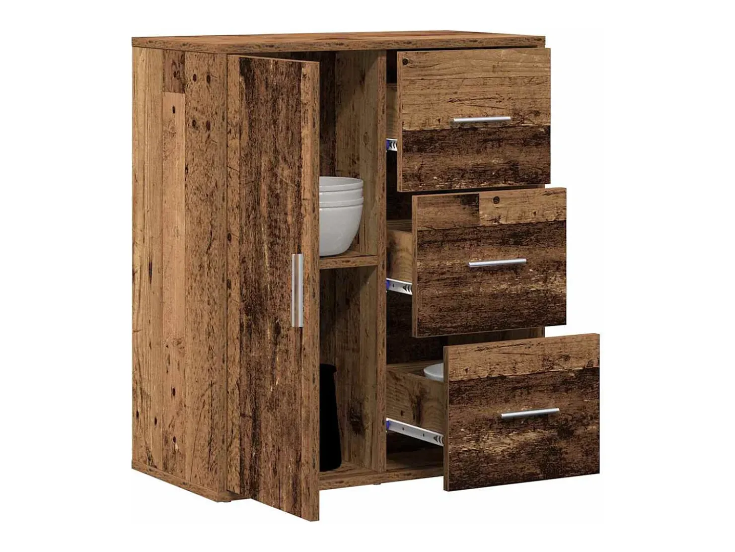 Vitrina Madera antigua 60 x 31 x 70 cm Madera contrachapada