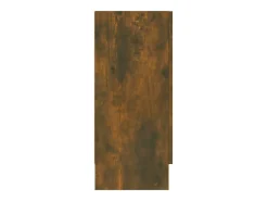 Vitrina madera contrachapada roble ahumado 120x30,5x70 cm