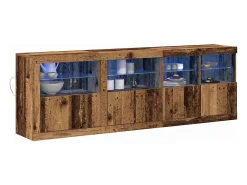 Vitrina Madera vieja 202 x 37 x 67 cm Madera contrachapada