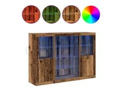 Vitrina Madera vieja 142.5 x 37 x 100 cm Madera contrachapada
