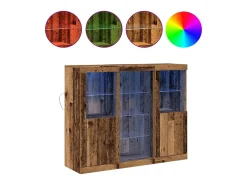 Vitrina Madera vieja 123 x 37 x 100 cm Madera contrachapada