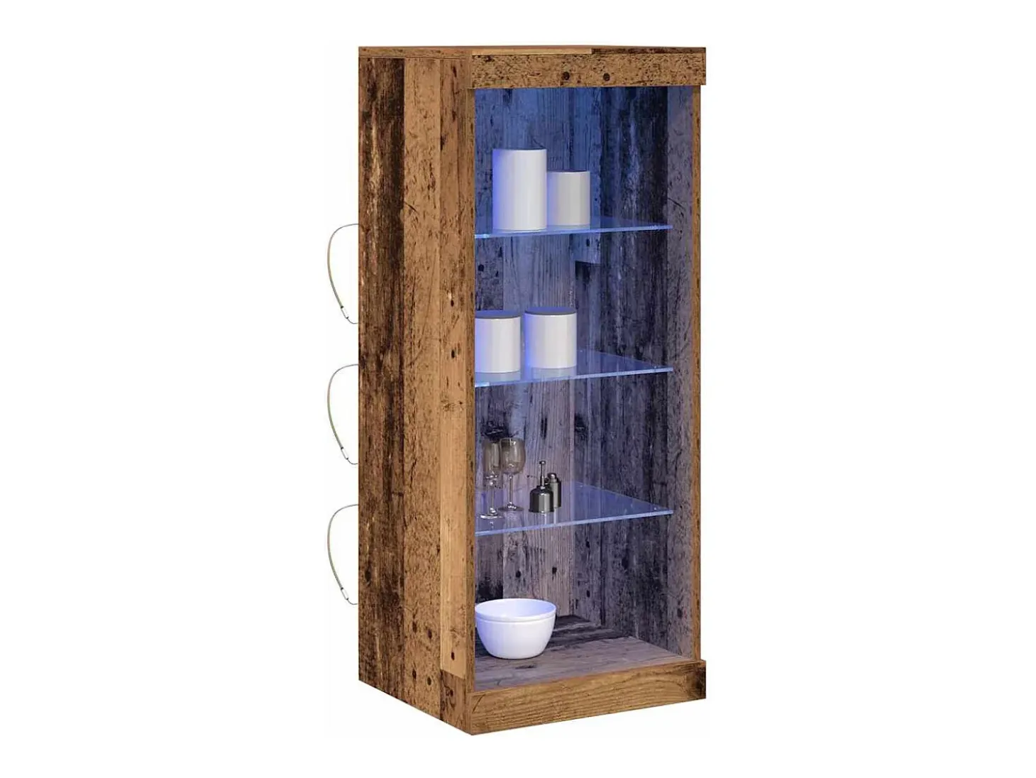Vitrina Madera vieja 41 x 37 x 100 cm Madera contrachapada