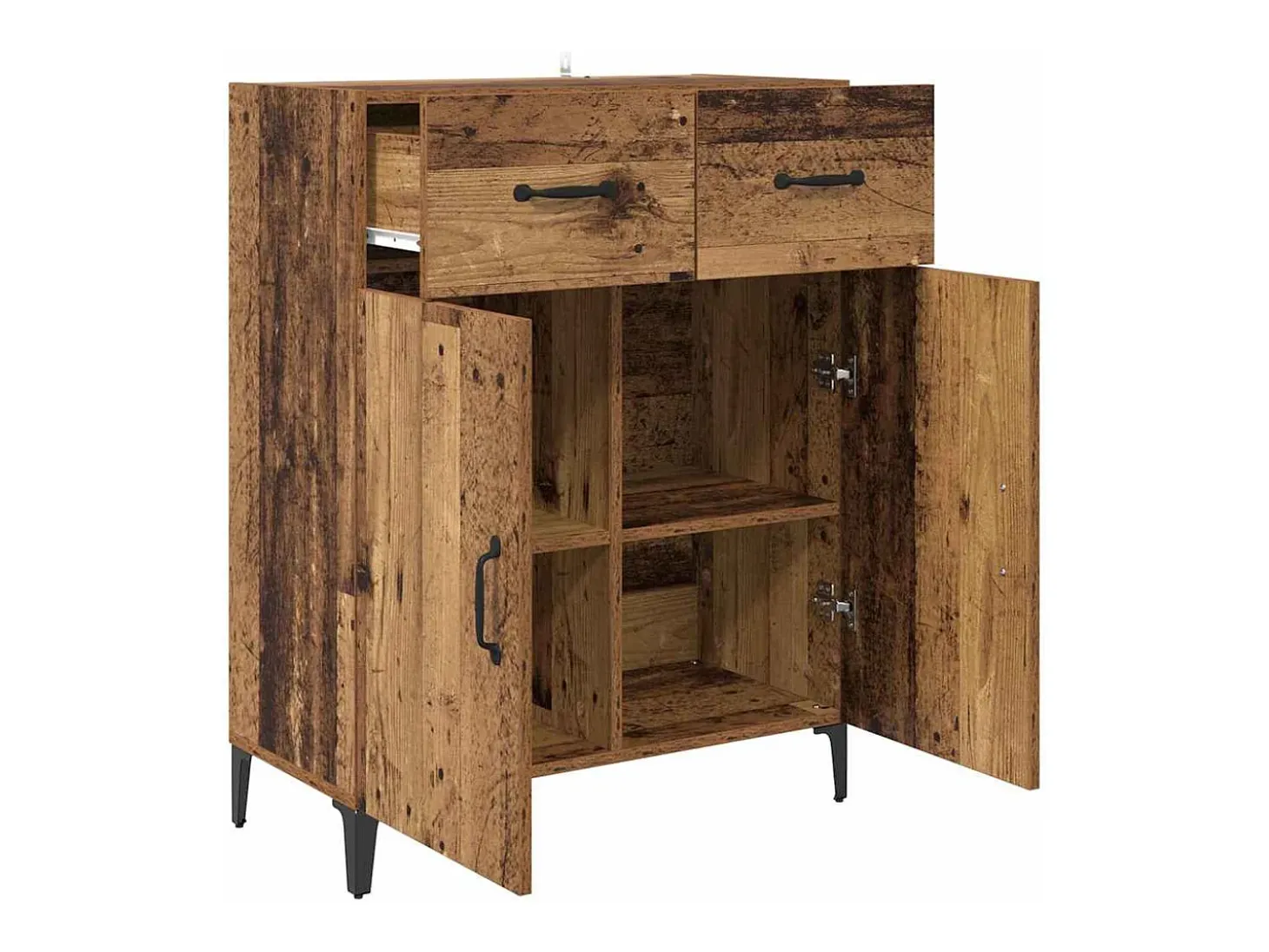 Vitrina Madera vieja 34 x 69.5 x 90 cm Madera contrachapada