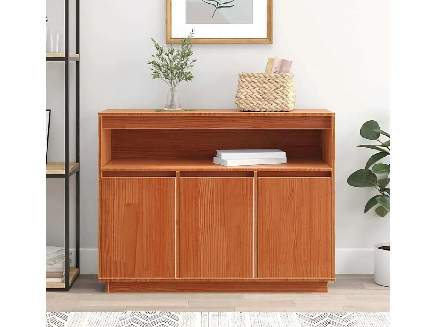 Vitrina Marrón 104.5 x 34 x 80 cm