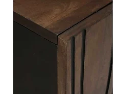 Vitrina Marrón 60 x 33.5 x 75 cm Madera maciza de Mango