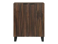 Vitrina Marrón 60 x 33.5 x 75 cm Madera maciza de Mango