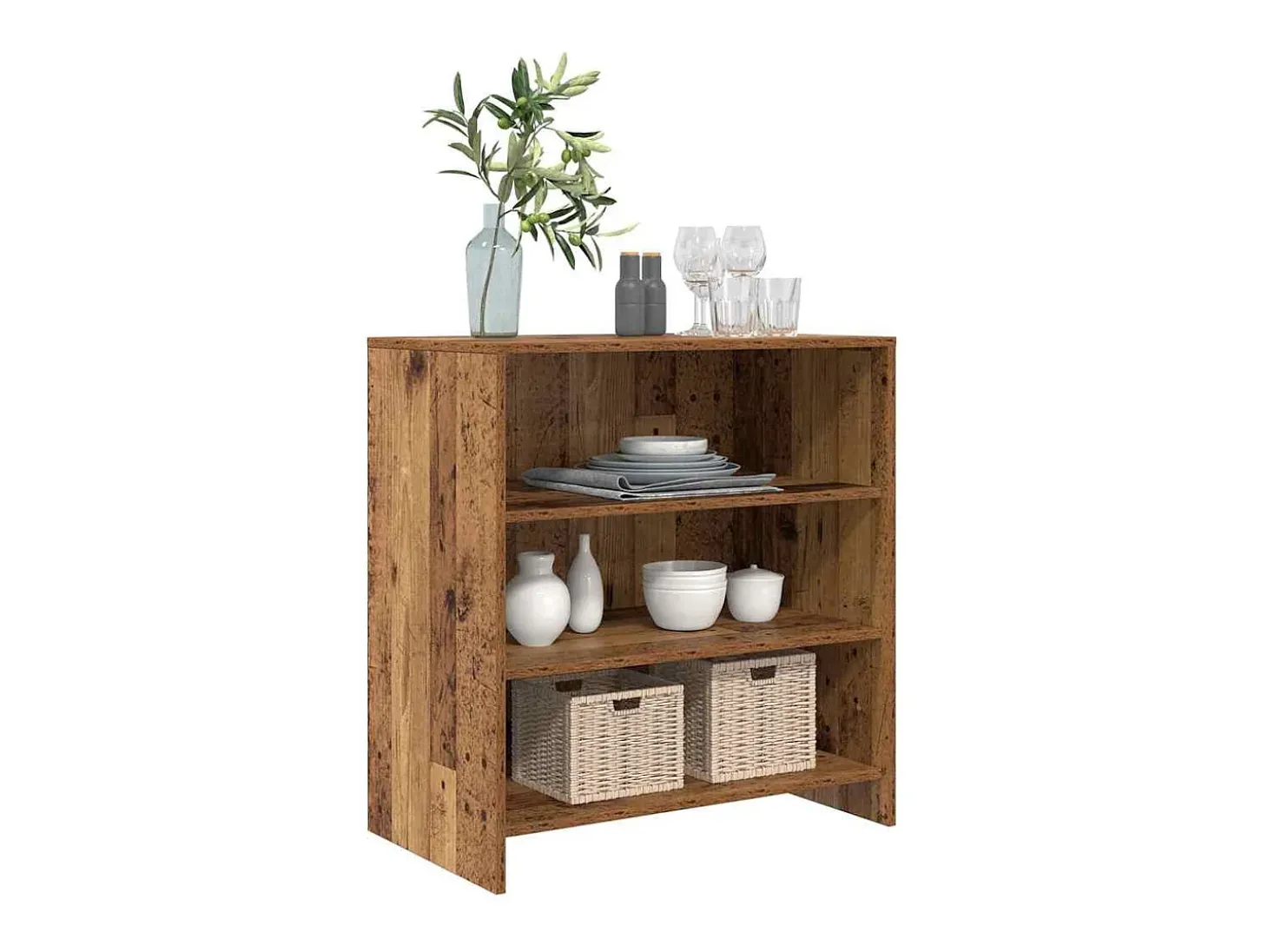 Vitrina Marrón 70 x 41 x 75 cm Madera contrachapada