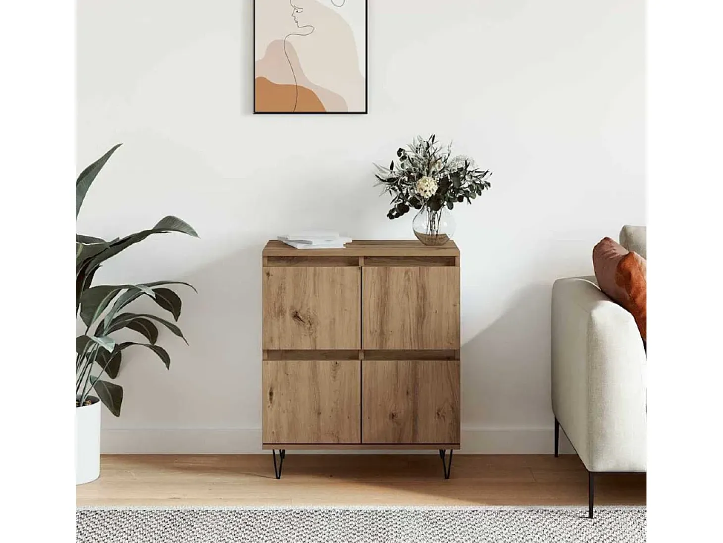 Vitrina Marrón 60 x 35 x 70 cm Madera contrachapada