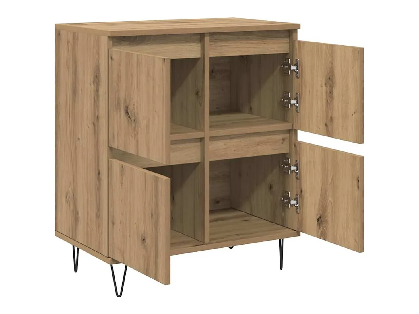 Vitrina Marrón 60 x 35 x 70 cm Madera contrachapada