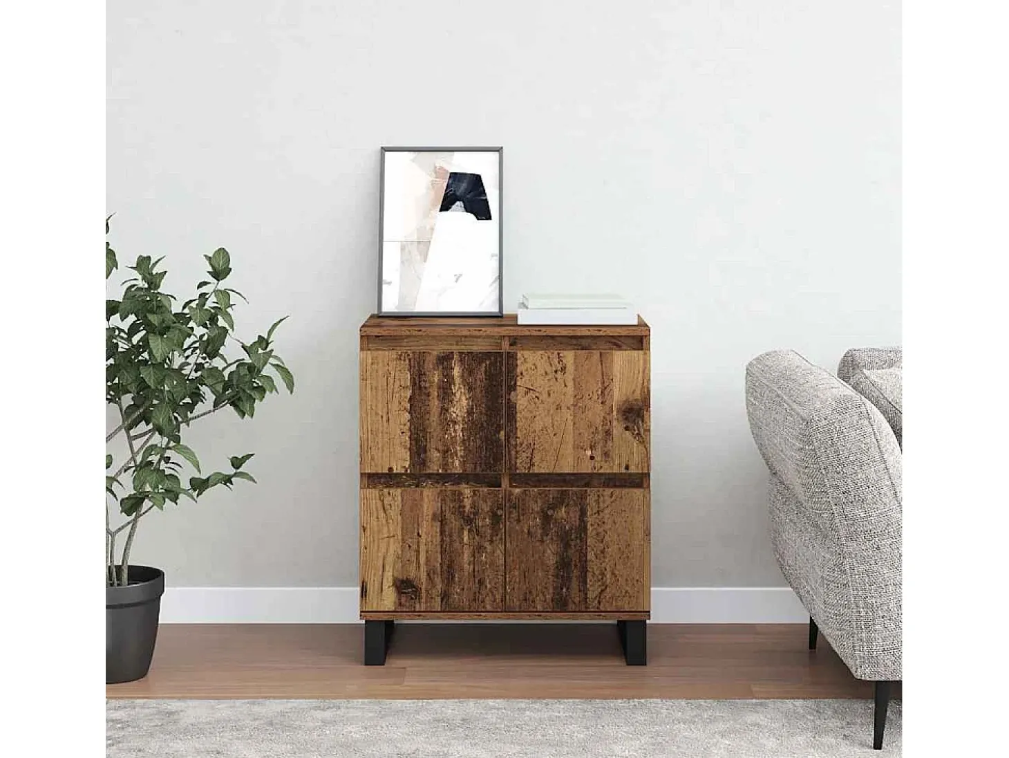 Vitrina Marrón 60 x 35 x 70 cm Madera contrachapada