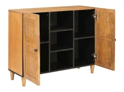 Vitrina Marrón claro 33.5 x 90 x 75 cm