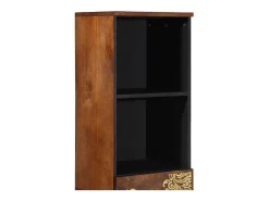 Vitrina Marrón miel 38 x 33.5 x 160 cm Madera maciza de Mango
