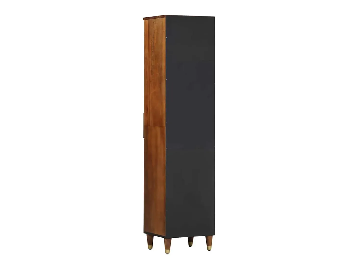 Vitrina Marrón miel 38 x 33.5 x 160 cm Madera maciza de Mango