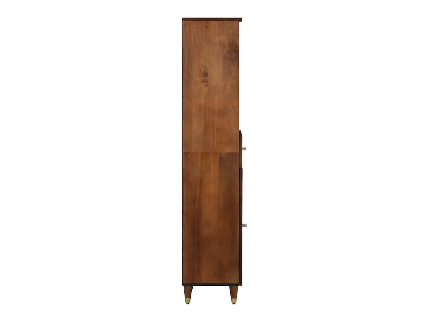 Vitrina Marrón miel 38 x 33.5 x 160 cm Madera maciza de Mango