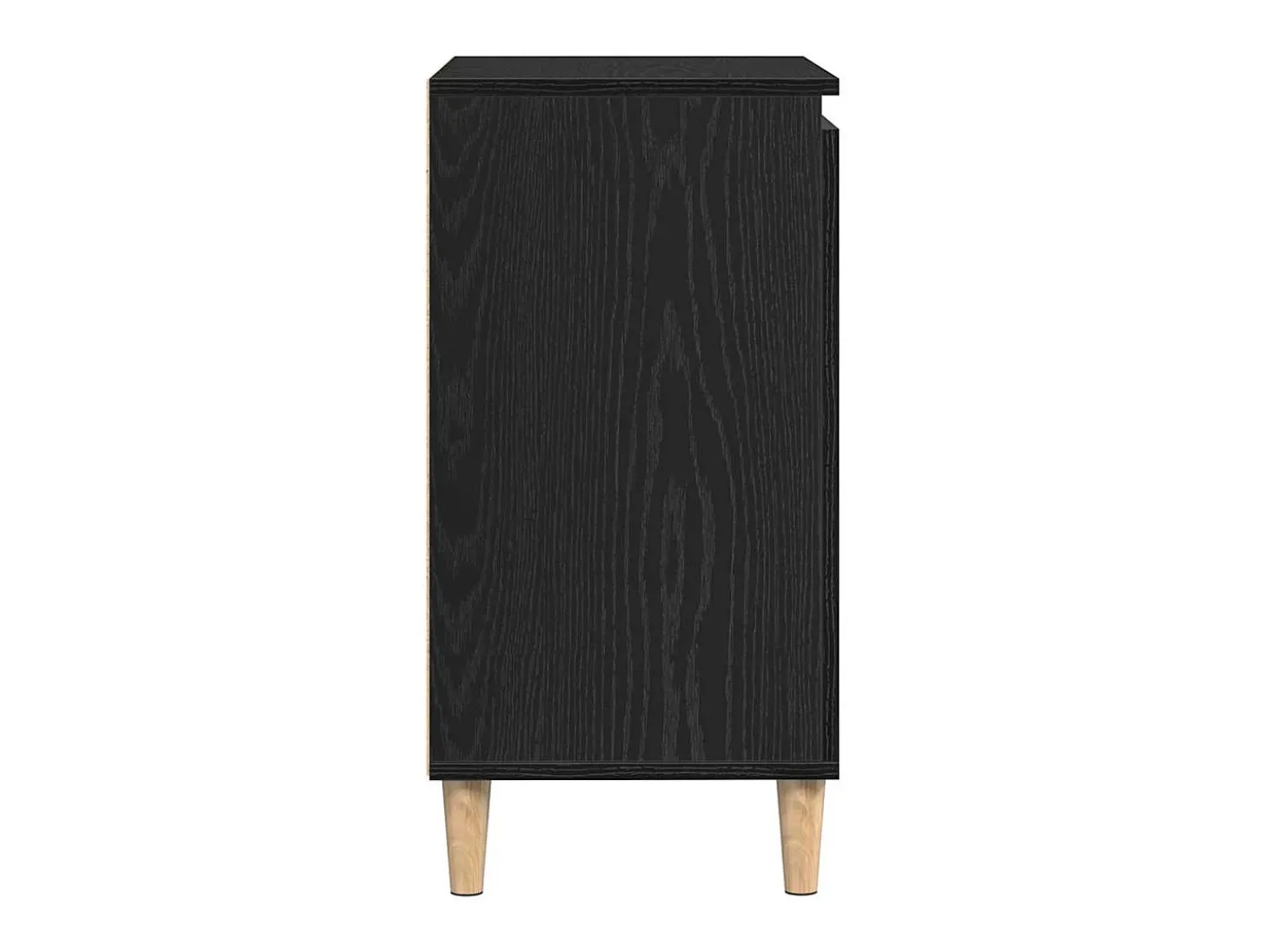 Vitrina Negro 60 x 35 x 70 cm Madera contrachapada