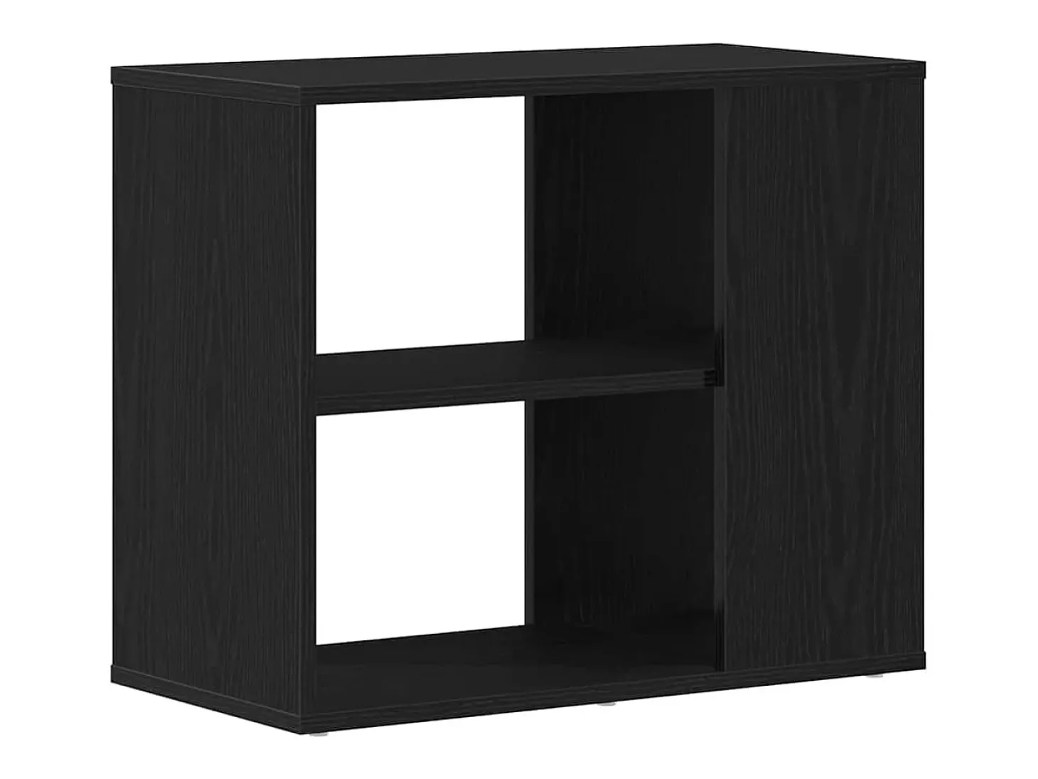 Vitrina Negro 60 x 30 x 50 cm Madera contrachapada