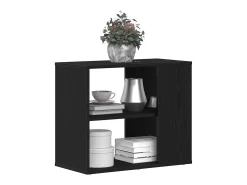 Vitrina Negro 60 x 30 x 50 cm Madera contrachapada