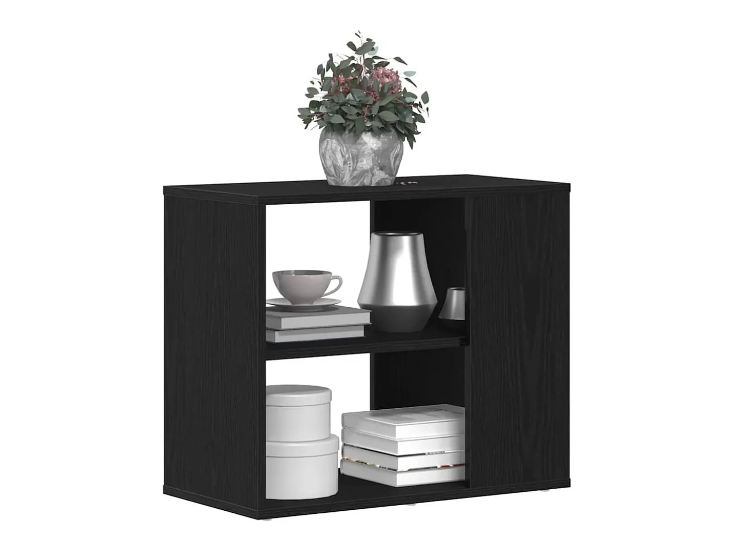 Vitrina Negro 60 x 30 x 50 cm Madera contrachapada