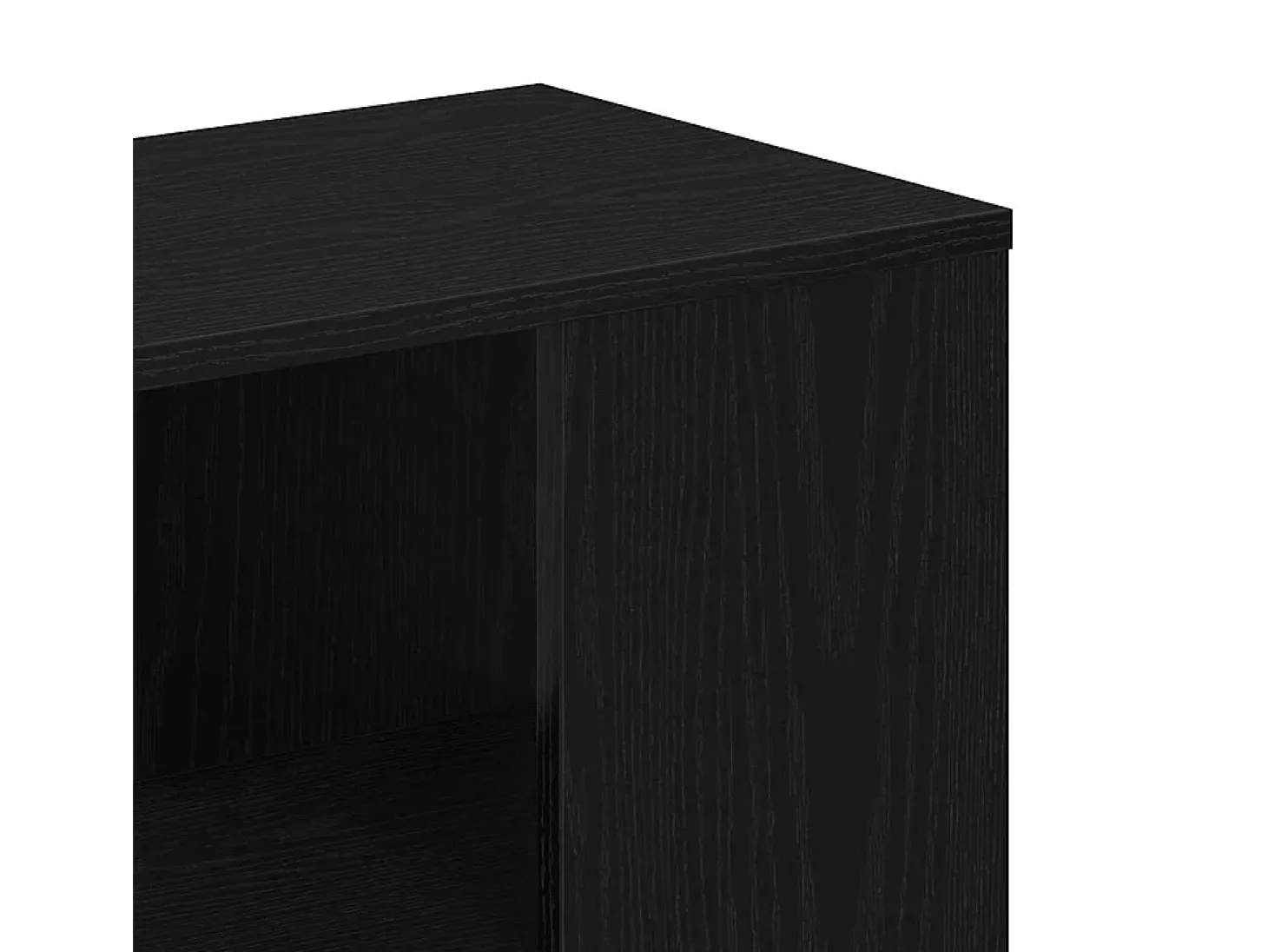 Vitrina Negro 60 x 30 x 50 cm Madera contrachapada
