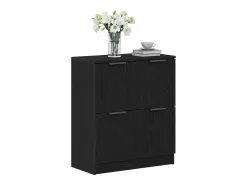 Vitrina Negro 60 x 30 x 70 cm Madera contrachapada