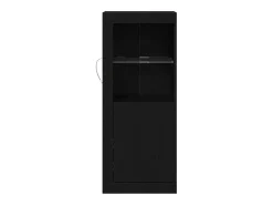 Vitrina Negro 41 x 37 x 100 cm Madera contrachapada
