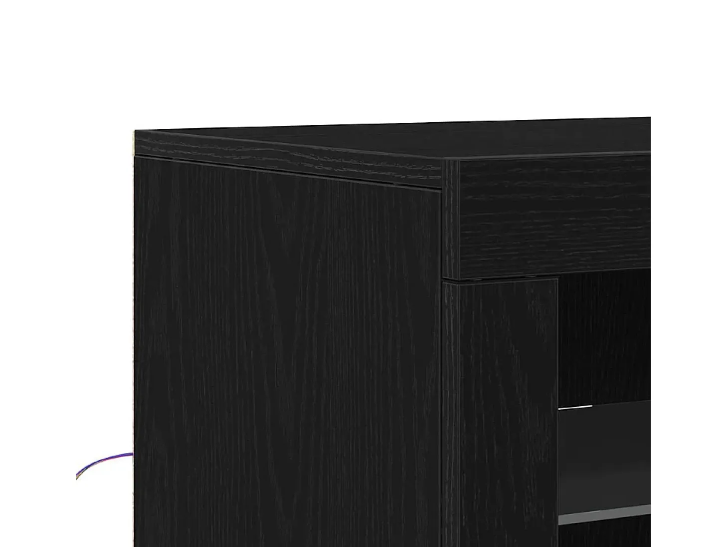 Vitrina Negro 41 x 37 x 100 cm Madera contrachapada