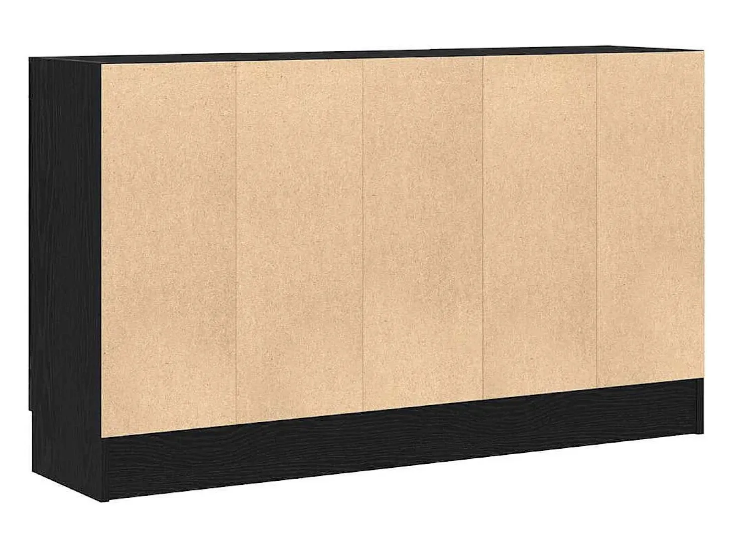 Vitrina Negro 120 x 30.5 x 70 cm Madera contrachapada