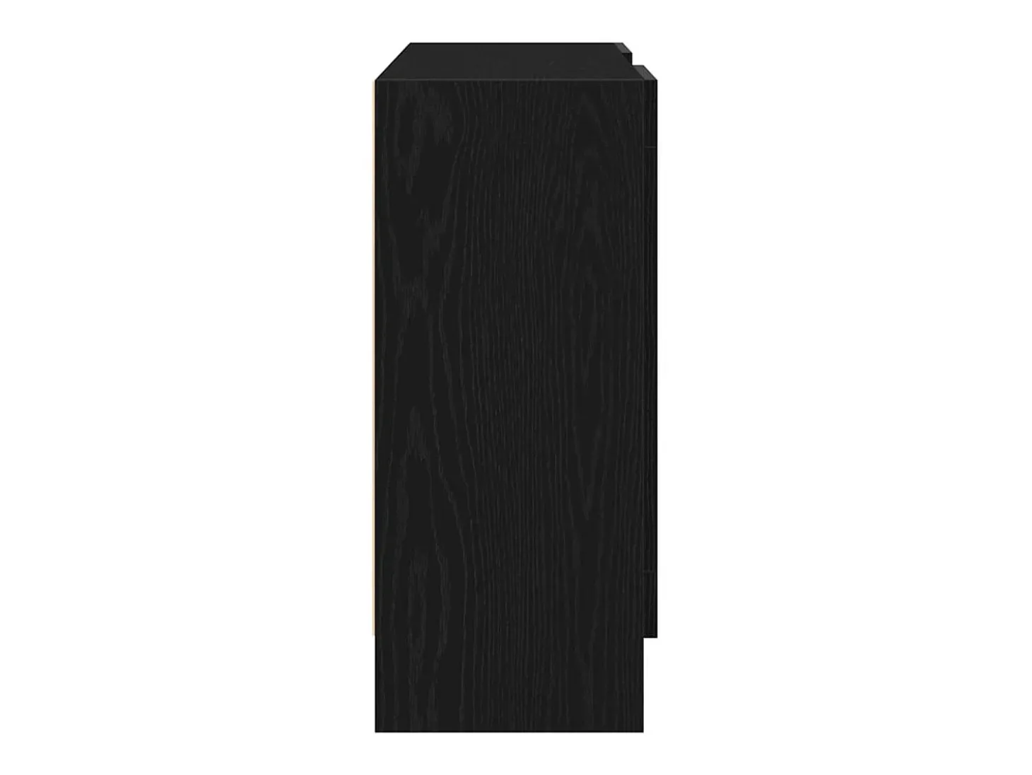 Vitrina Negro 120 x 30.5 x 70 cm Madera contrachapada