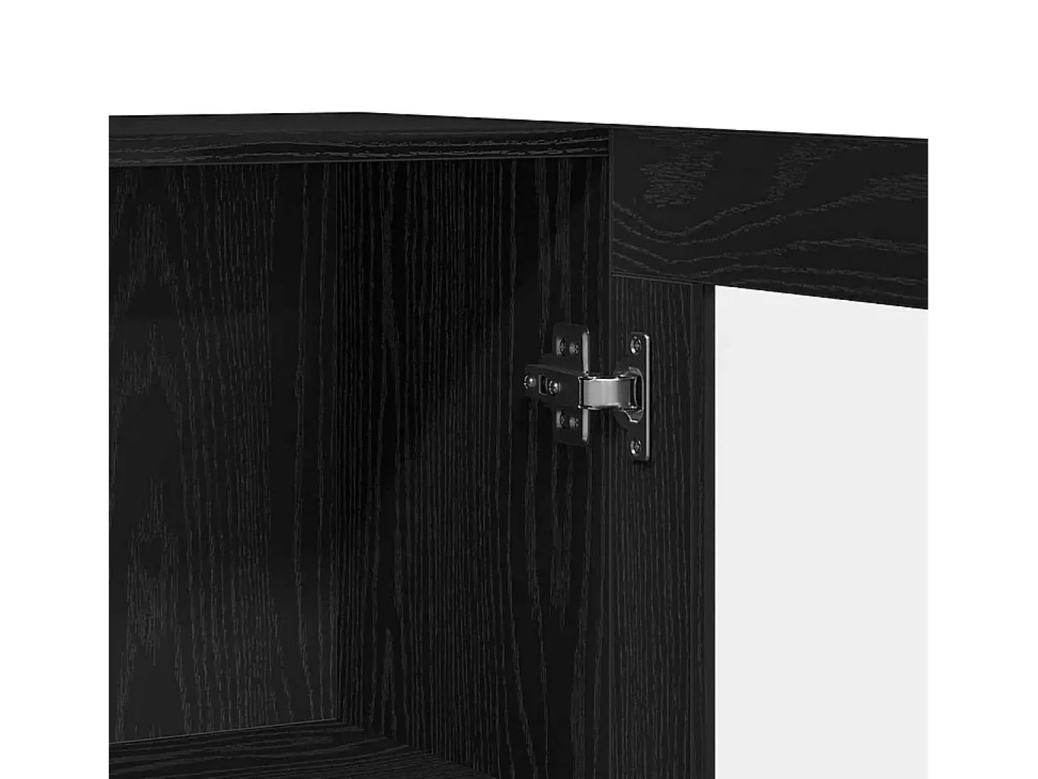 Vitrina Negro 120 x 30.5 x 70 cm Madera contrachapada