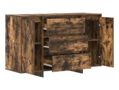Vitrina Roble ahumado 120 x 41 x 75 cm Madera contrachapada