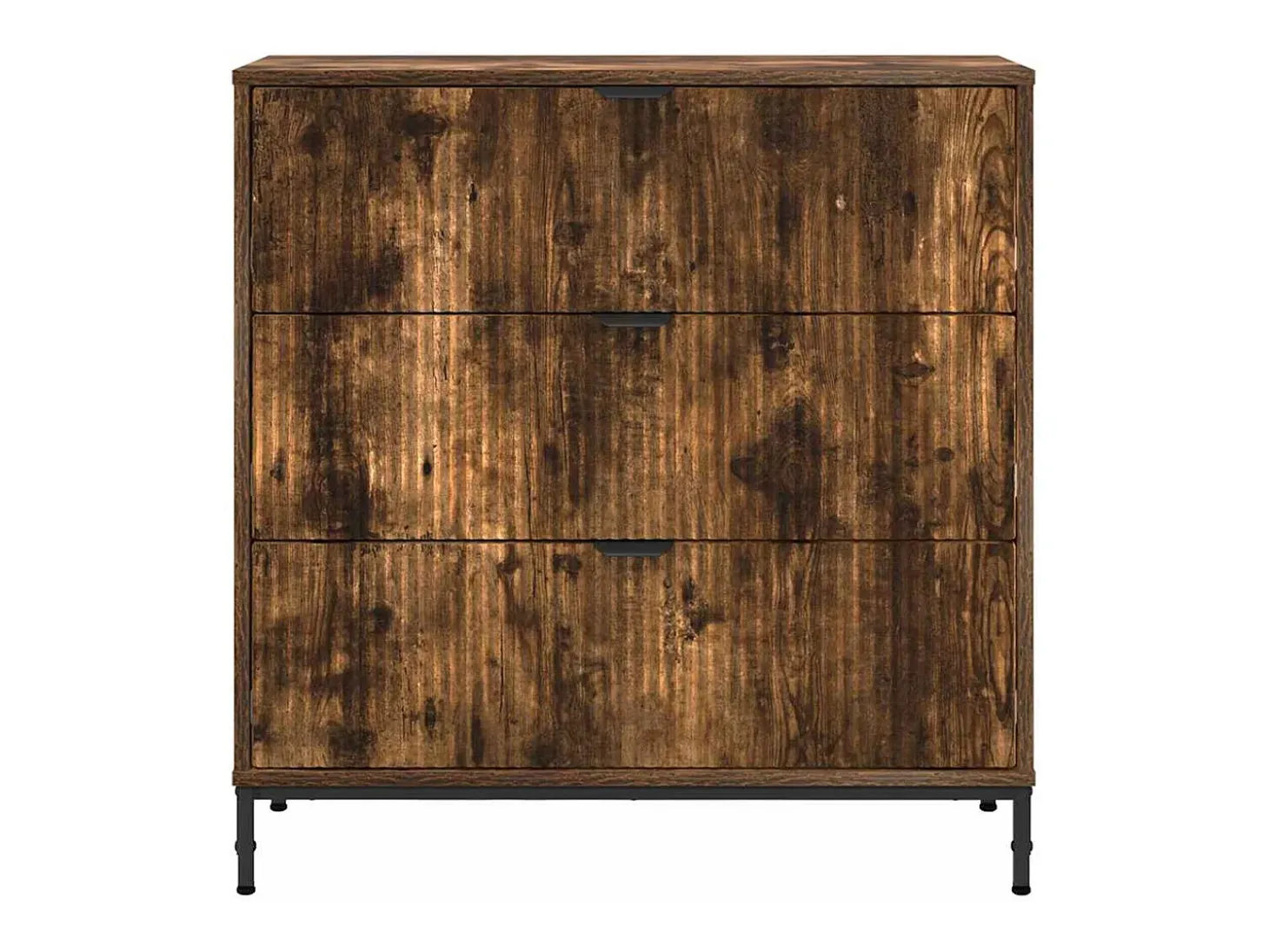 Vitrina Roble ahumado 79.5 x 33 x 82 cm Madera contrachapada