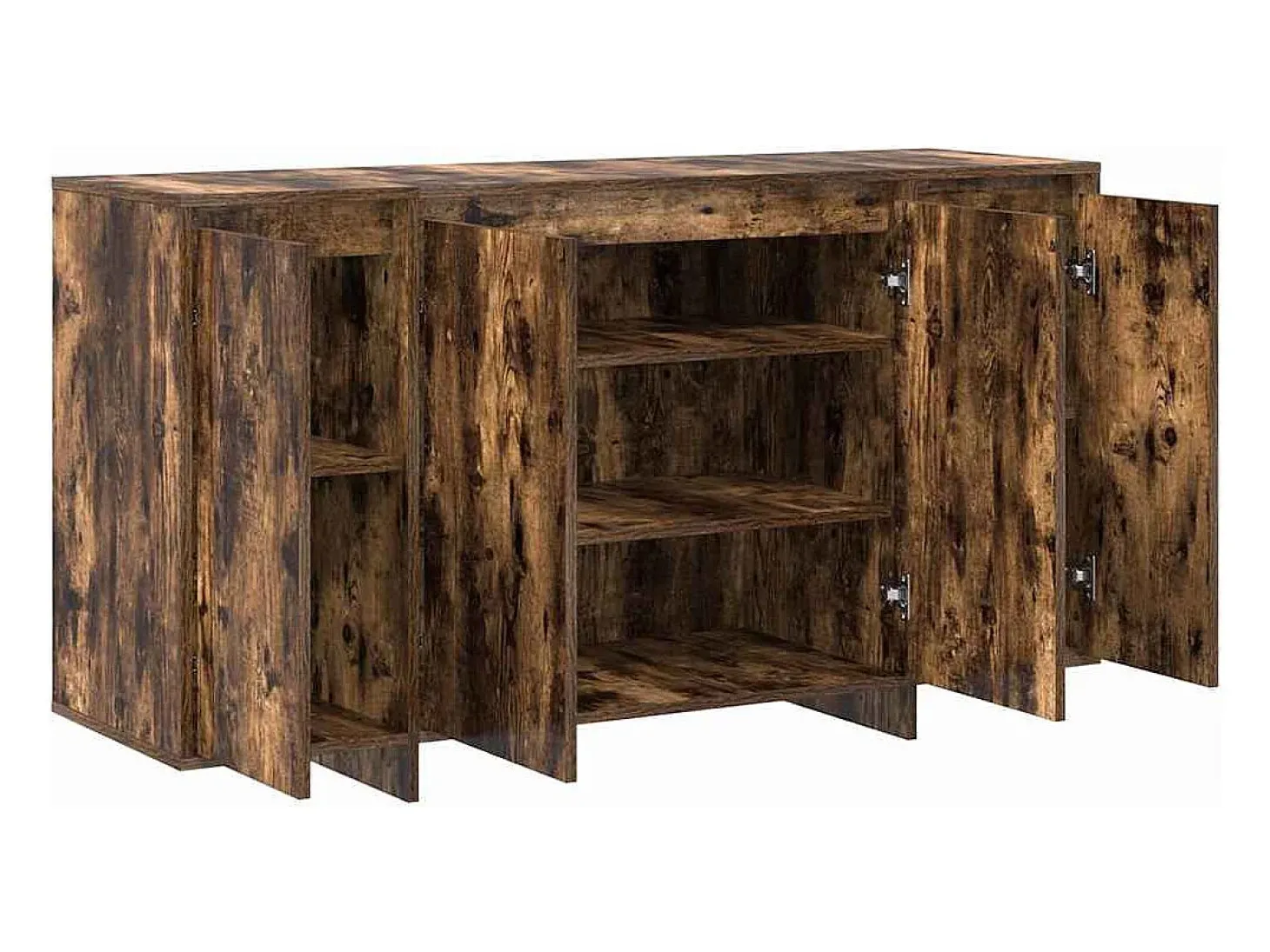 Vitrina Roble ahumado 135 x 41 x 69 cm Madera contrachapada