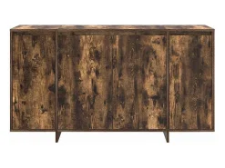 Vitrina Roble ahumado 135 x 41 x 69 cm Madera contrachapada