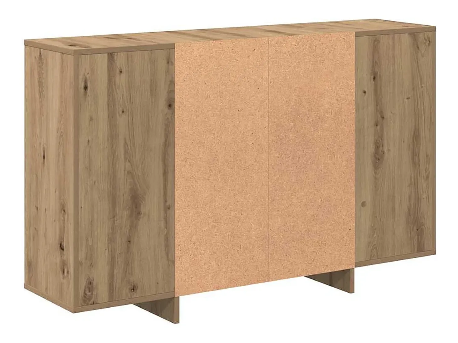 Vitrina Roble artisan 120 x 30 x 75 cm Madera contrachapada