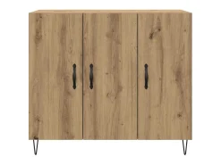 Vitrina Roble artisan 90 x 34 x 80 cm Madera contrachapada