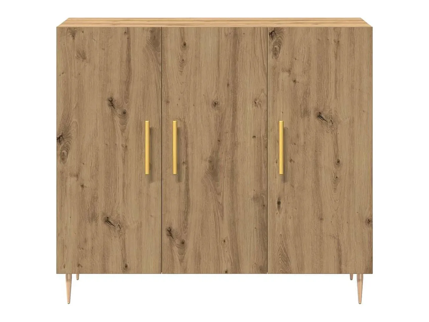 Vitrina Roble artisan 90 x 34 x 80 cm Madera contrachapada