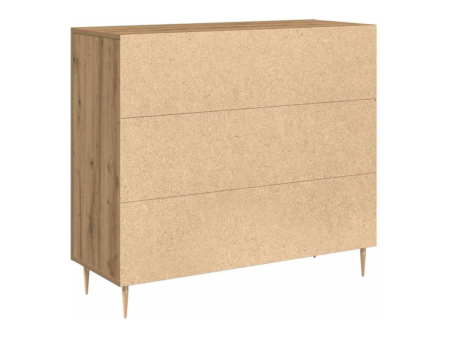Vitrina Roble artisan 90 x 34 x 80 cm Madera contrachapada