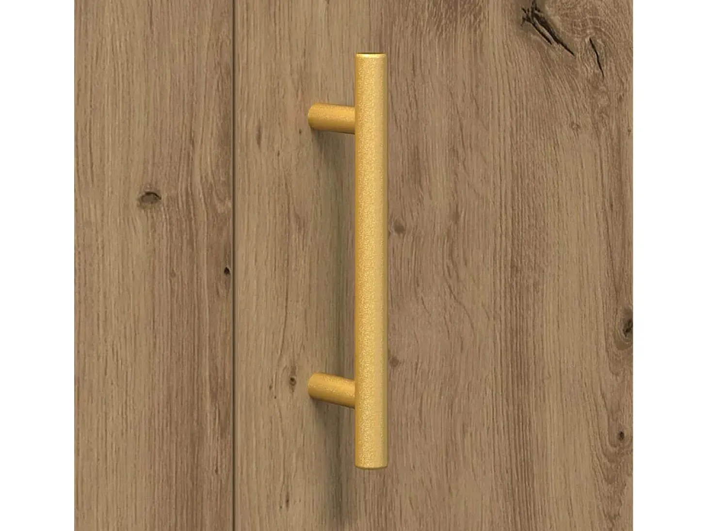 Vitrina Roble artisan 90 x 34 x 80 cm Madera contrachapada
