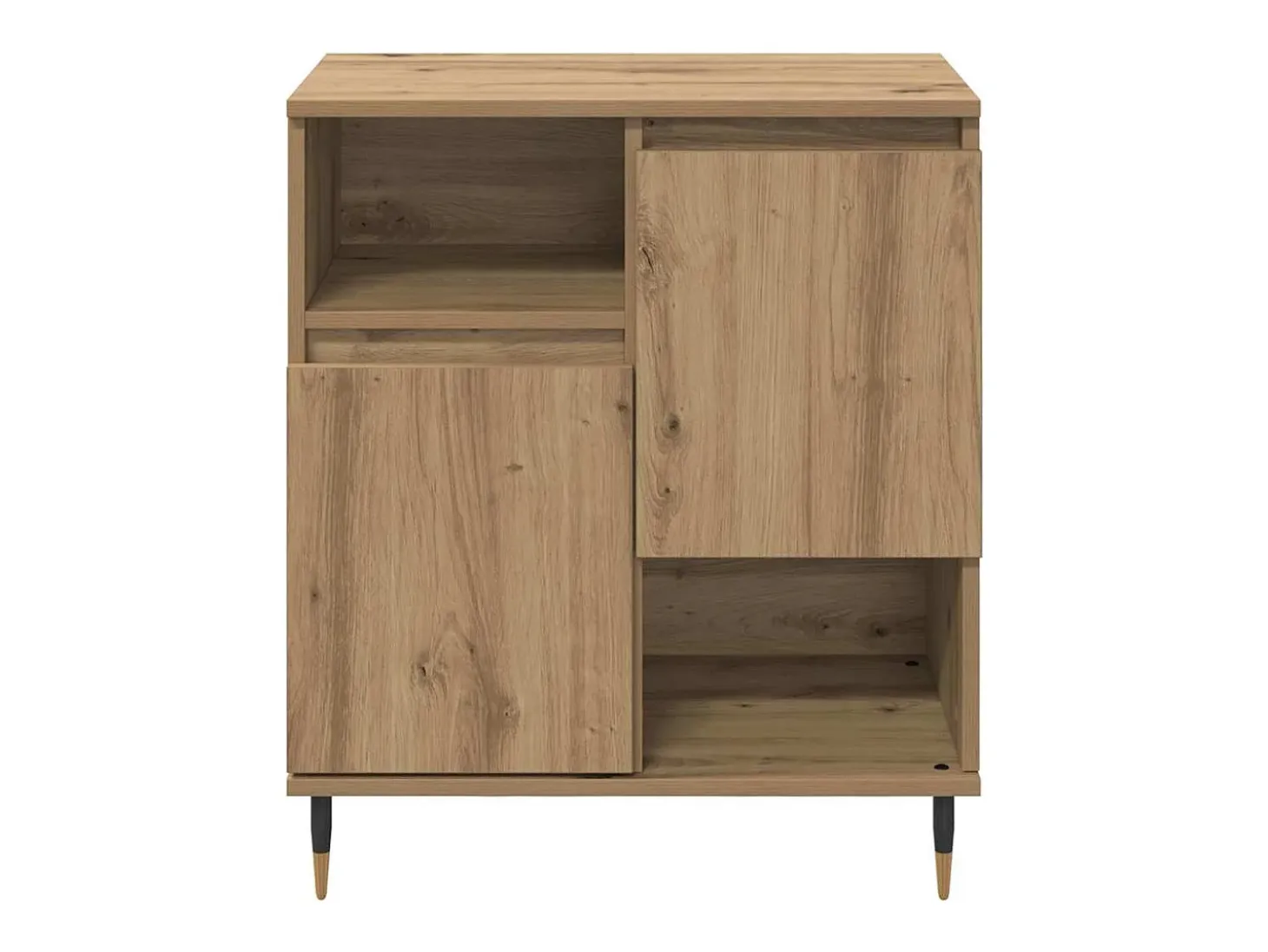 Vitrina Roble artisan 60 x 35 x 70 cm Madera contrachapada