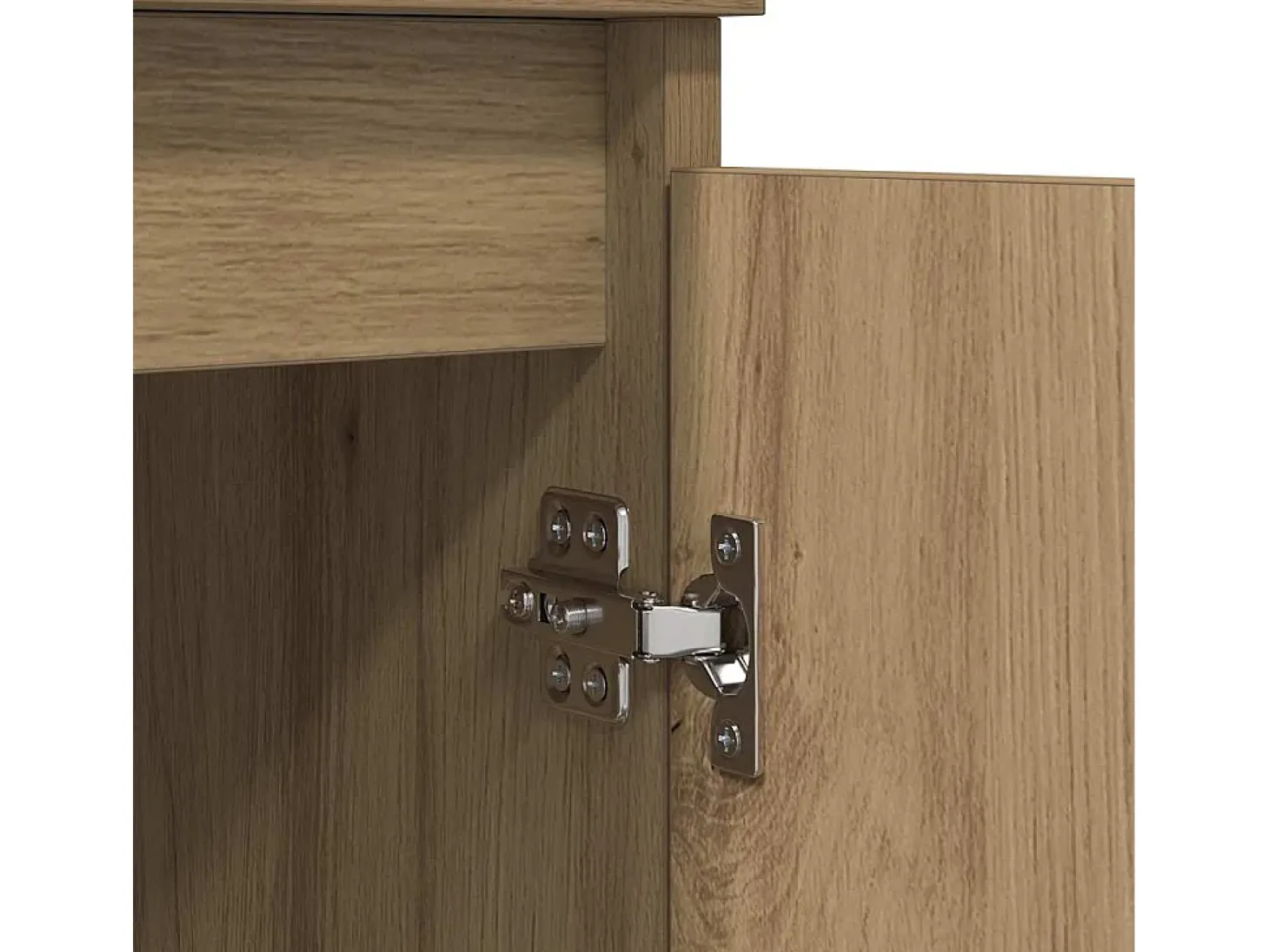 Vitrina Roble artisan 60 x 35 x 70 cm Madera contrachapada