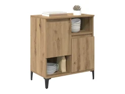 Vitrina Roble artisan 60 x 35 x 70 cm Madera contrachapada