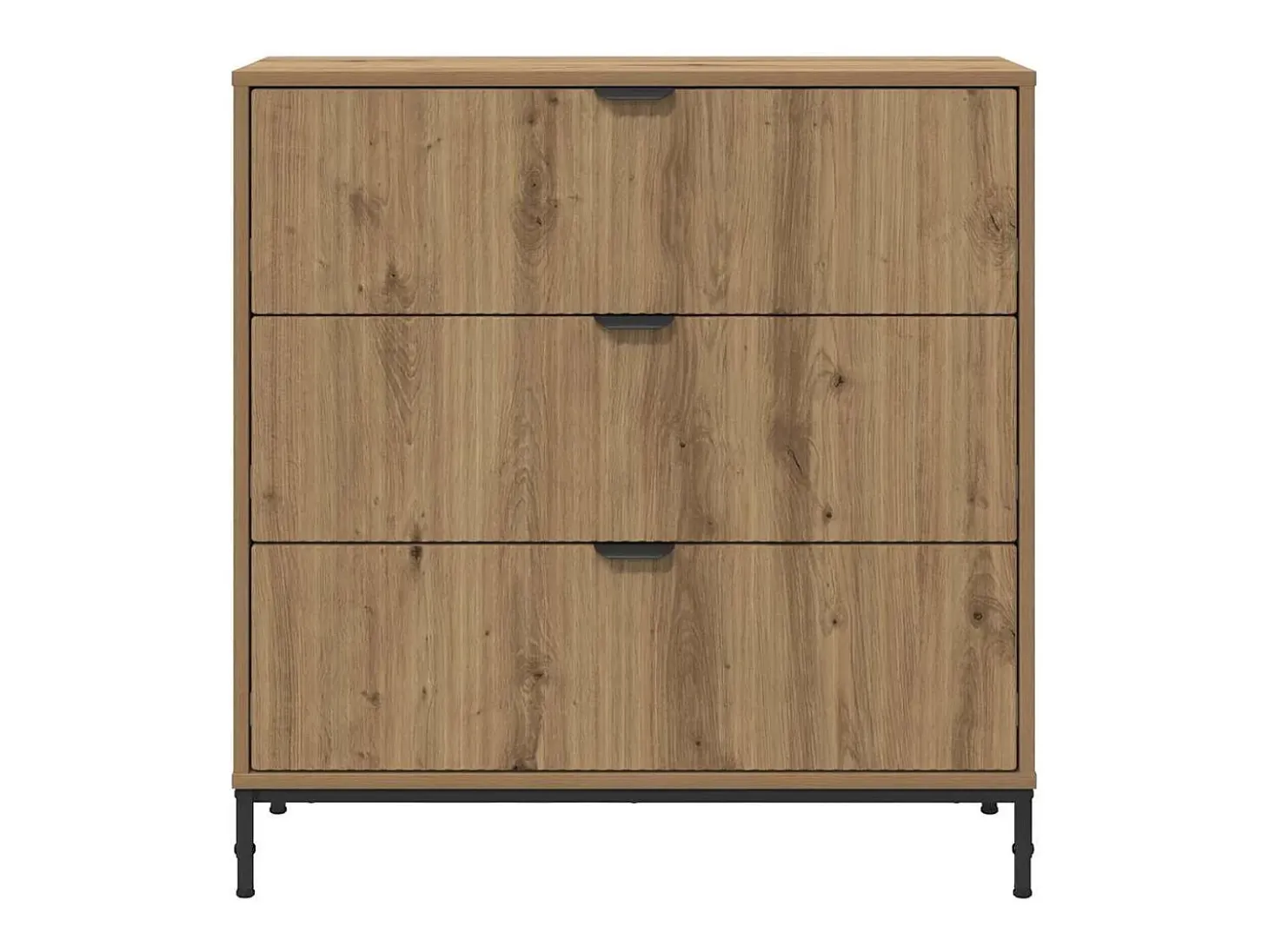 Vitrina Roble artisan 79.5 x 33 x 82 cm Madera contrachapada