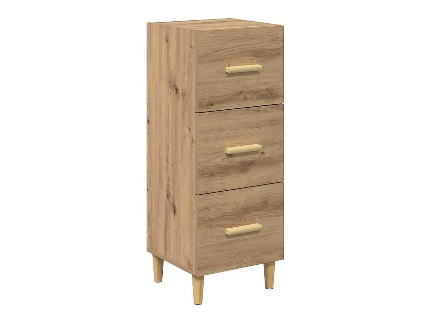 Vitrina Roble artisan 34.5 x 34 x 90 cm Madera contrachapada