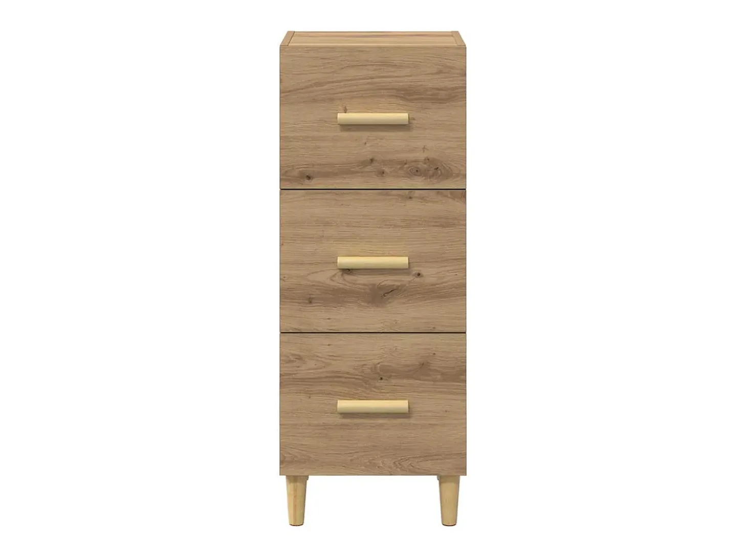 Vitrina Roble artisan 34.5 x 34 x 90 cm Madera contrachapada